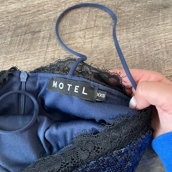 MOTEL ROCKS: Rimini Dress, Midnight Mini - Picture 4 of 7